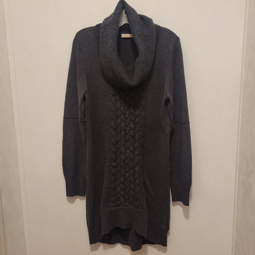 DKNY Charcoal T-neck Sweater